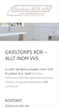 Mobile Screenshot of grastorpsror.se